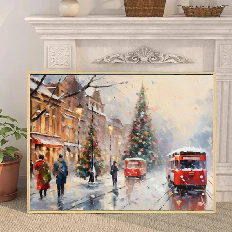 

4798561 Digital oil painting living room decorative painting sofa background wall hanging painting