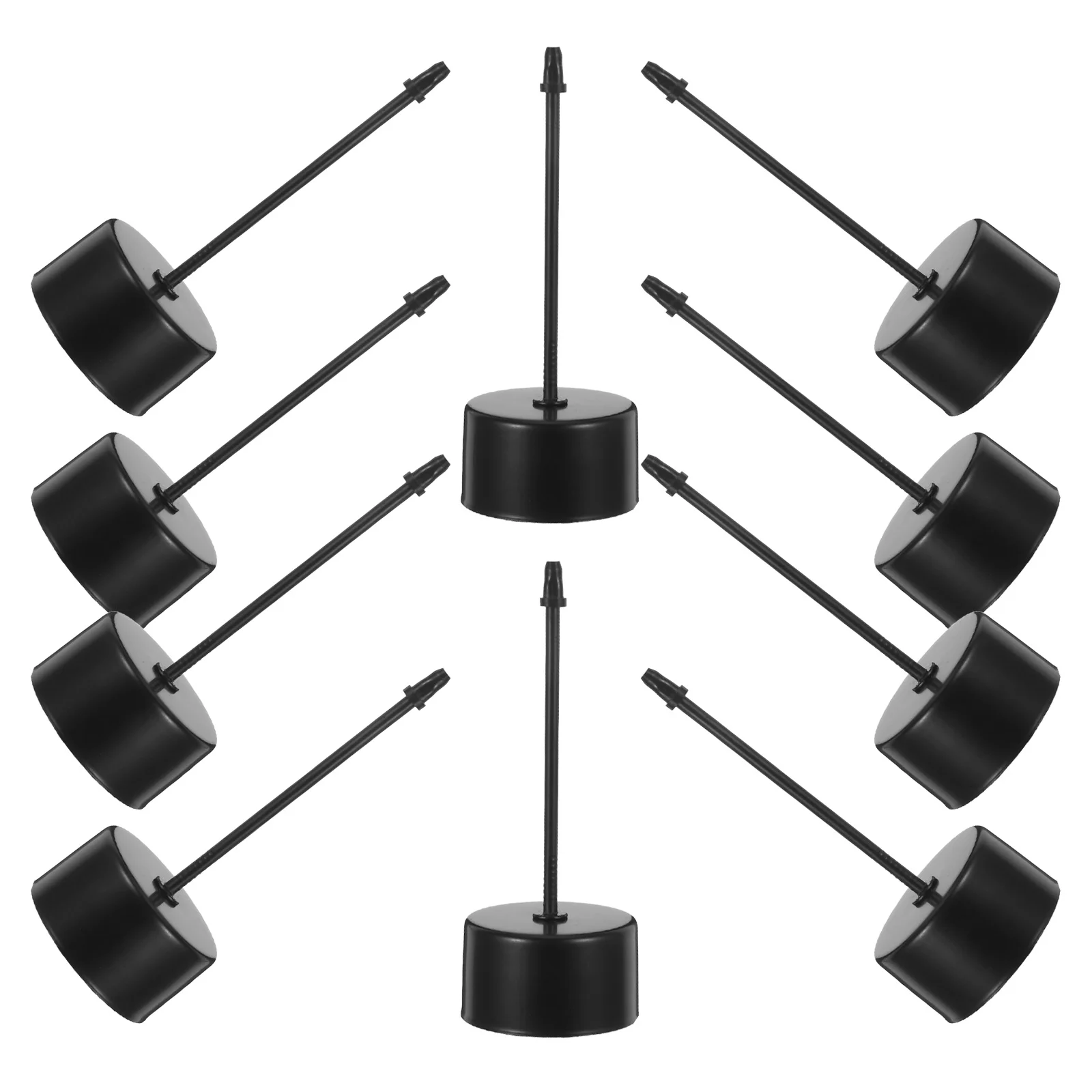 

10pcs Christmas Holders: Metal Holder Stakes Heavy Duty Taper Candlestick Base For Holiday Wedding Party Decor