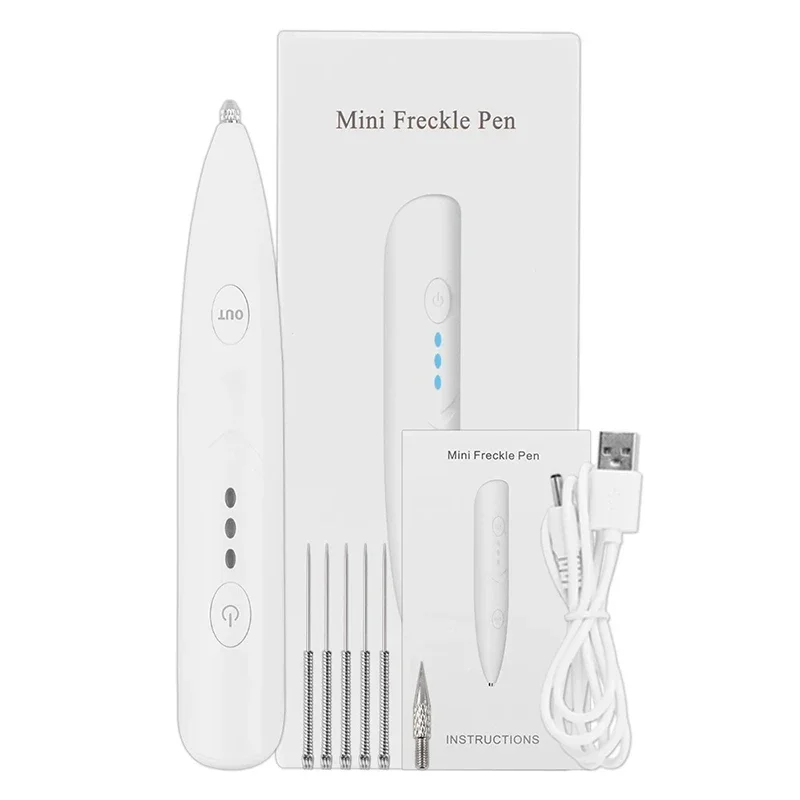 MINI Dotting Nevus ปากกาแบบพกพา USB ขนาดกะทัดรัดไม่เจ็บปวดและ Traceless Electronic Ionization เทคโนโลยีอุปกรณ์ความงาม