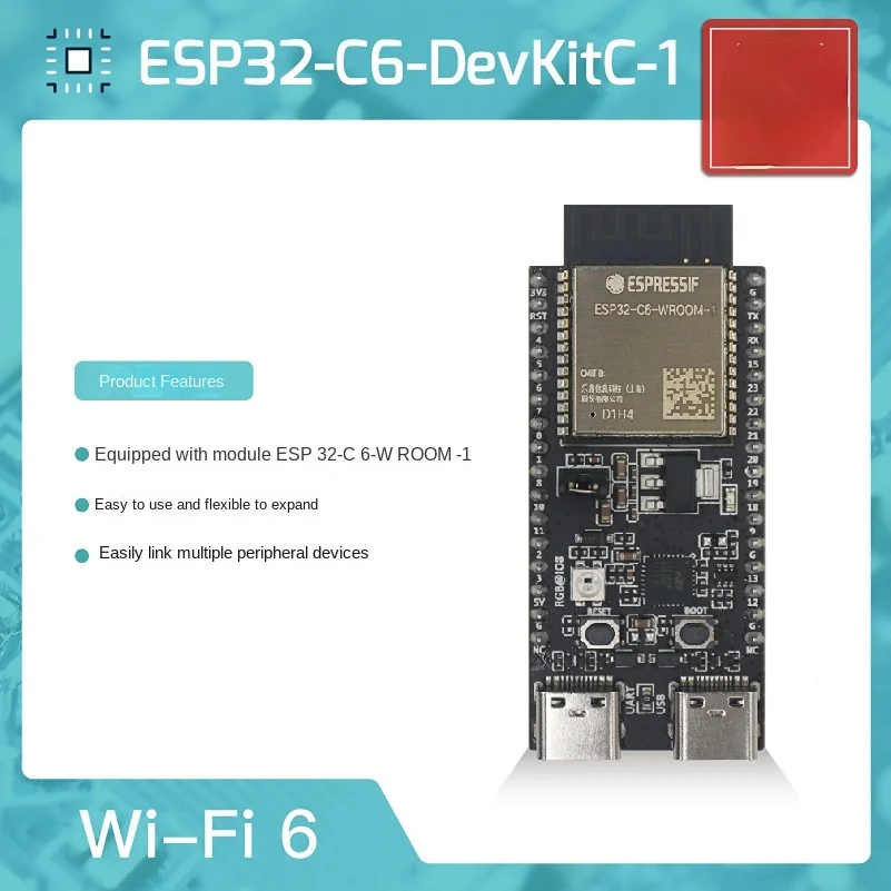 ESP32-C6-DevKitC-1 placas de desenvolvimento de ESP32-C6 séries