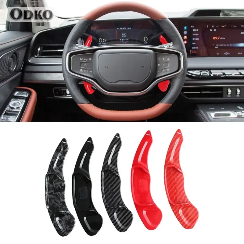 

For Lincoln MKC MKX MKS Continental MKZ Auto Steering Wheel Rear Shift Paddle Car Shift Equipment Semi Automatic Clutc Black Red