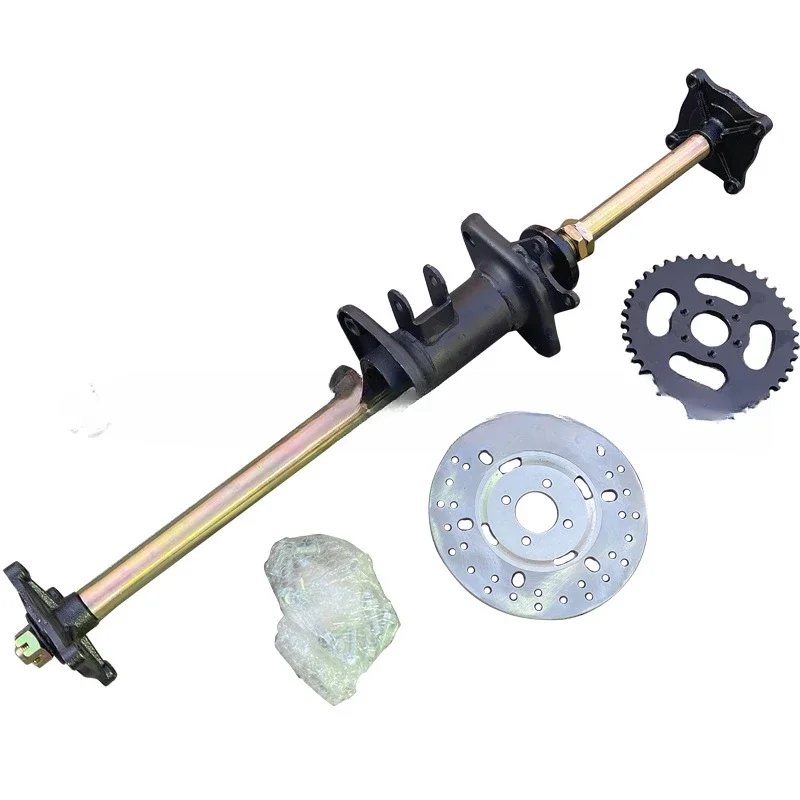 Four-wheel kart modified suspension accessories, ATV rear axle 81 cm rear axle rear drive flange assembly