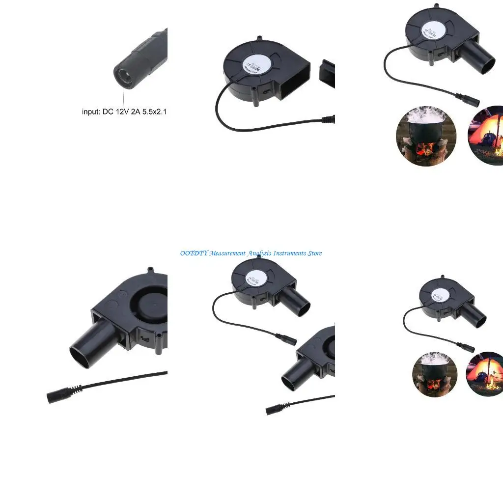 

367d 97x95x33mm 9733 12 В вентилятор вентилятора, двойной шариковой подшипник 12 В 20 Вт 5,5x2,1 мм барбекю F