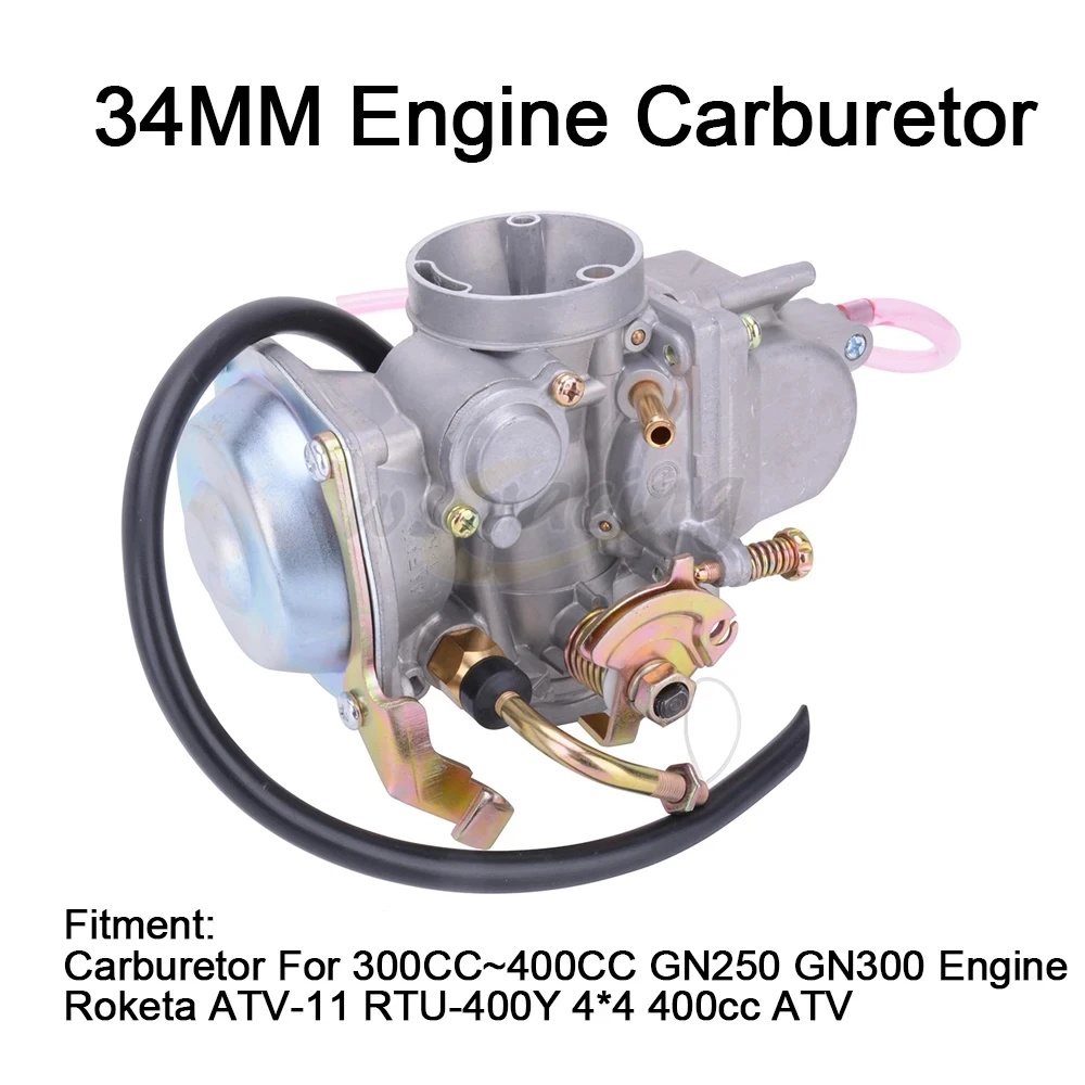 Hensim HS400 Jianshe JS400 Mountain Lion ATV motorcycle Carburetor for Tank 400 Scout 400U