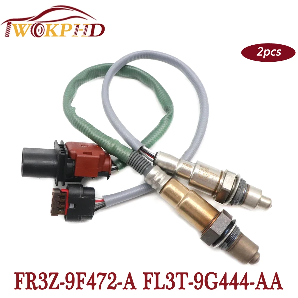 

2pcs Car NEW Front Rear Air Fuel Ratio Lambda O2 Oxygen Sensor FR3Z-9F472-A FL3T-9G444-AA For Ford Mustang 2.3L MT82 2015-2016