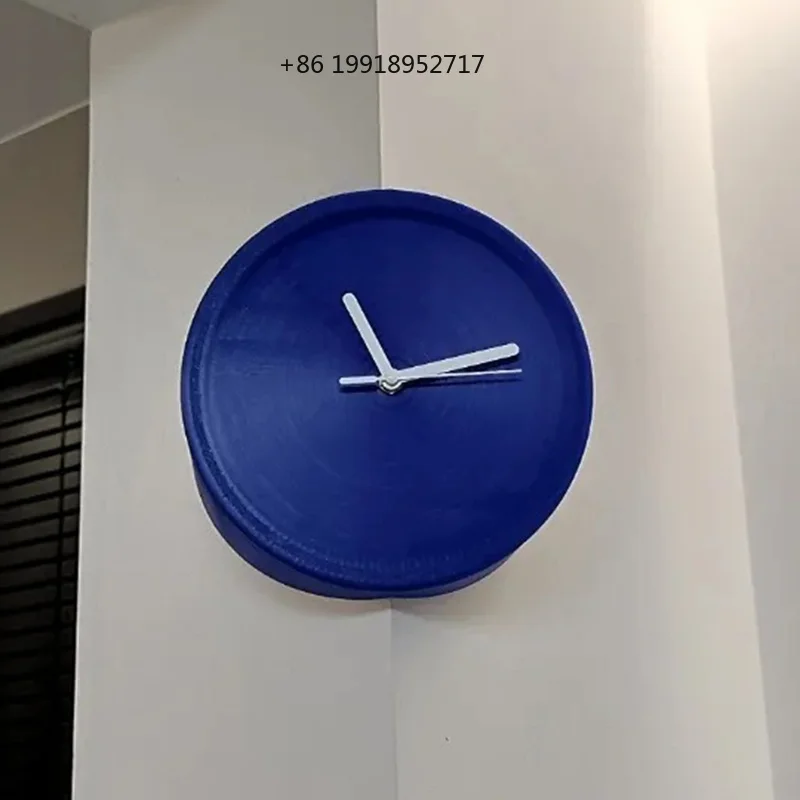 Modern Convex Angle Wall Clocks 8 Inches Minimalist Living Room Wall Clock DIY 3D Printing Home Interior Decoration Clocks JJ183