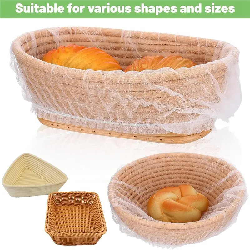 TFORU-Disposable Non-Stick Banneton Liner, Elastic For Bread Proofing Covers, Sourdough Riser Cover