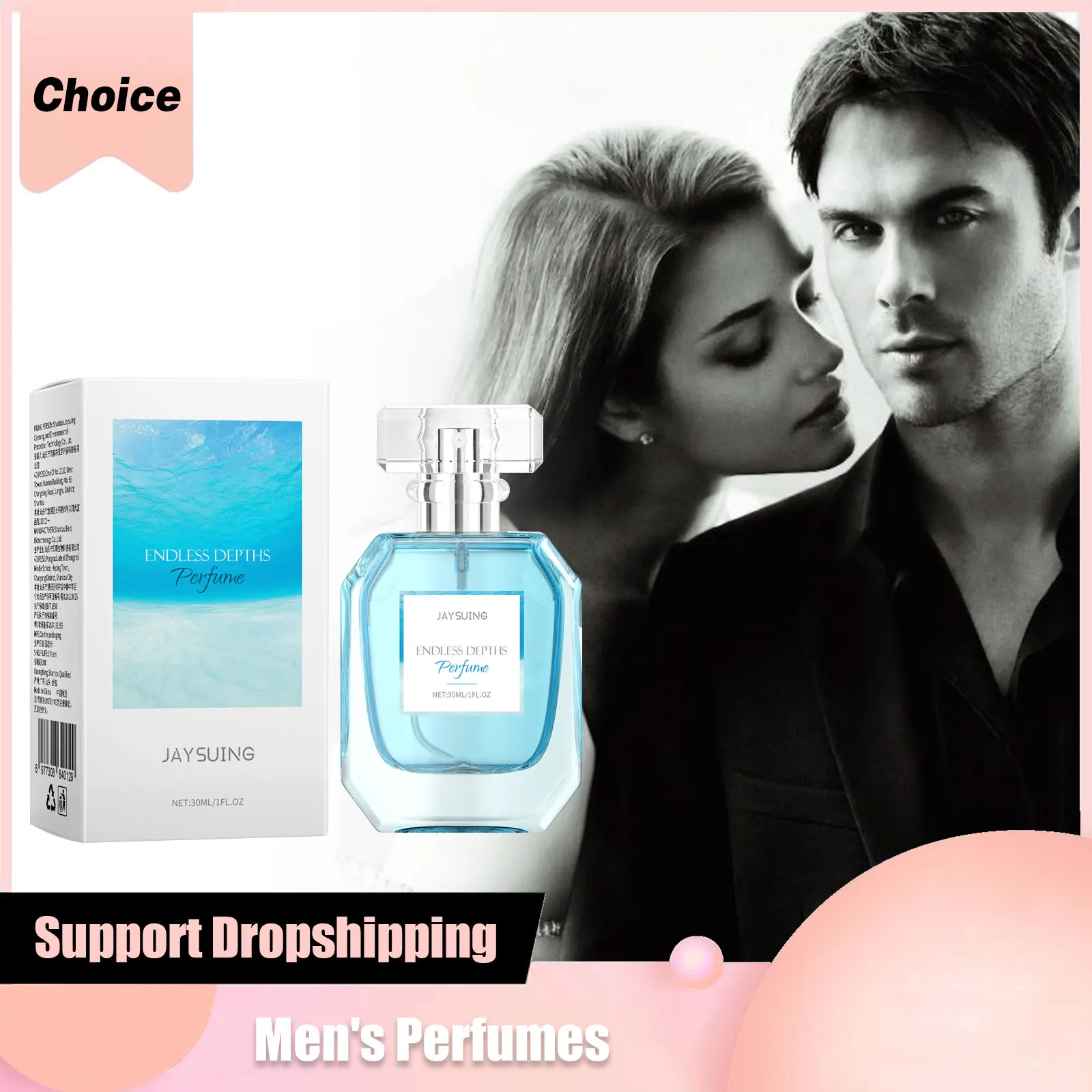 

Men's Perfume Spray Flirting Pheromone Non-stimulation Refresh Body Aromatherapy Dating Charm Cologne Lasting Fragrance Perfume