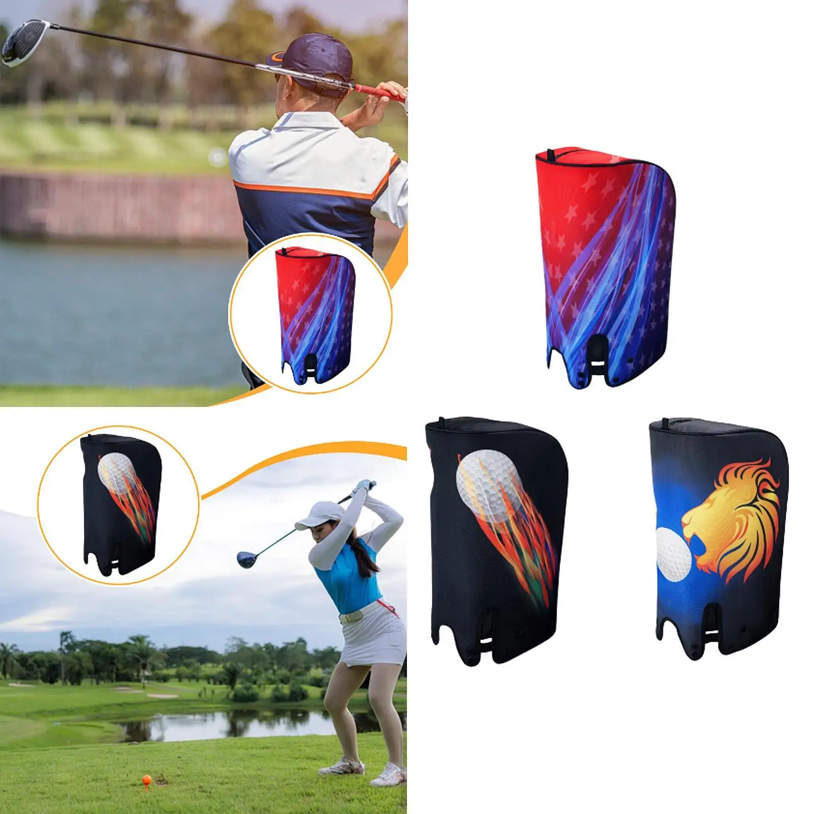 waterproof-golf-club-bag-rain-cover-portable-dustproof-storage-protector-lightweight-travel-bag-hood-for-outdoor-golfing