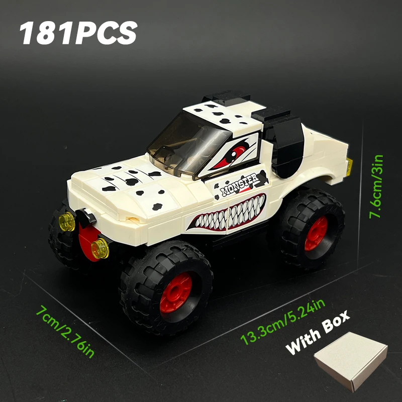 سوبر سباق السيارات الرياضية سيارة SUV اللبنات الطوب مجموعات لعشاق ألعاب أطفال مجموعة الأولاد عيد الميلاد هدية عيد ميلاد