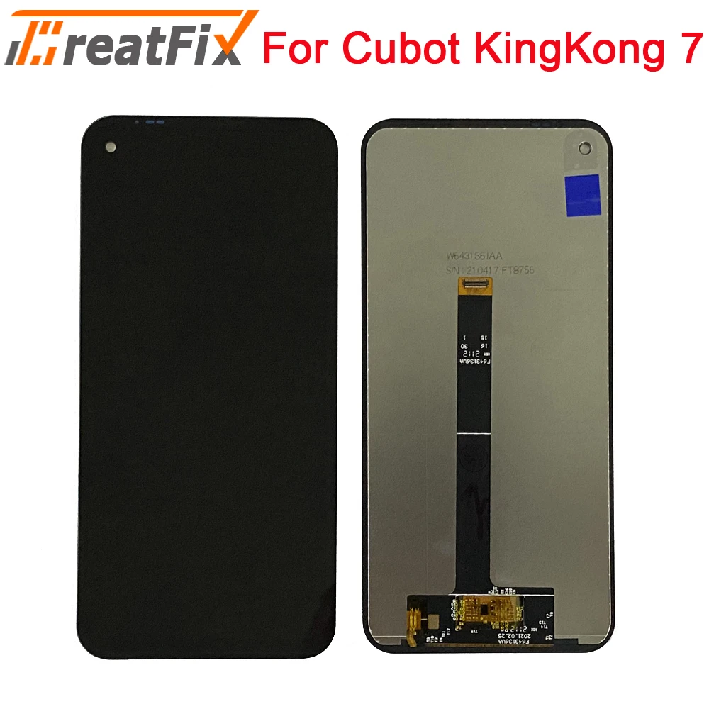 

6.36 inches CUBOT KINGKONG 7 LCD Display+Touch Screen Digitizer Assembly 100% Original LCD For CUBOT KING KONG 7 LCD Sensor Part