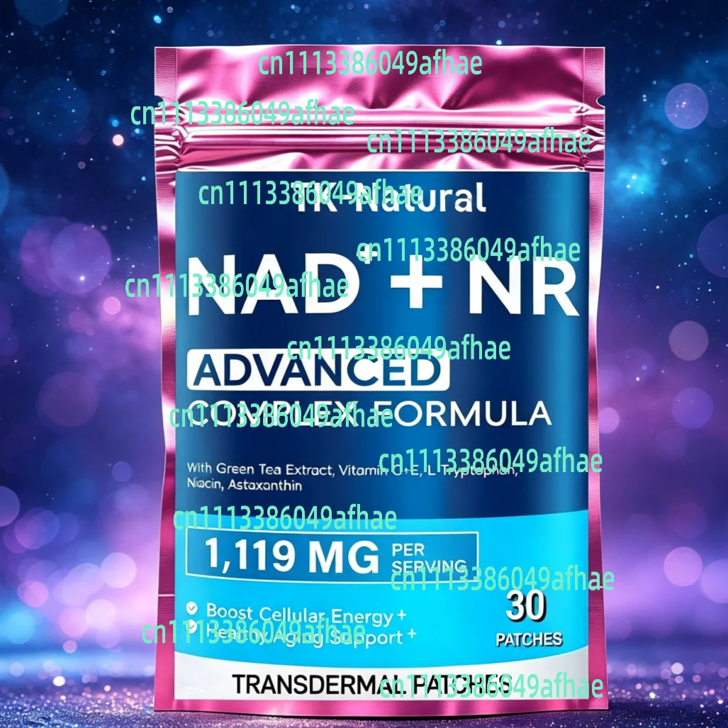 30 Patches Nad+ Transdermal Patches With Resveratrol L-tryptophan For Anti-aging Energy