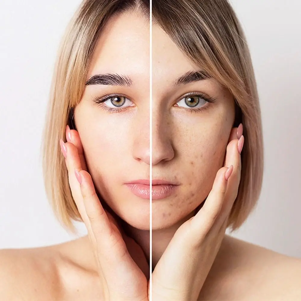 Aparelho de limpeza facial elétrico ABS, para uso doméstico, com modo de vibração elétrica, massageador vibratório e design multifuncional.