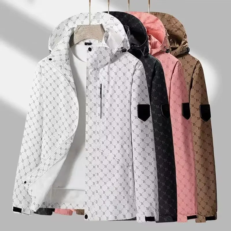 

Весенне-осенняя новая мужская куртка-штурмовик, модный спортивный топ, повседневная мужская куртка с капюшоном