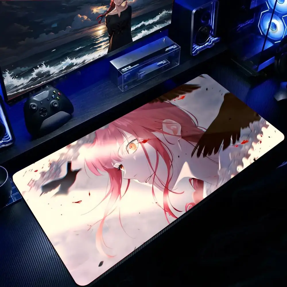 Makima Mauspad, großes Gaming-Mauspad, LockEdge, verdickte Tischunterlage für Computer, Tastatur, Schreibtisch