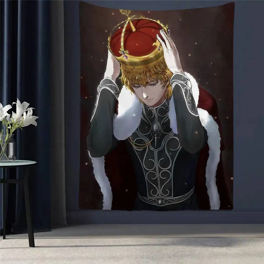 

Bilibili Legend Of Galactic Heroes Printed Large Wall Tapestry Hanging Tarot Hippie Wall Rugs Dorm Cheap Hippie Wall Hanging