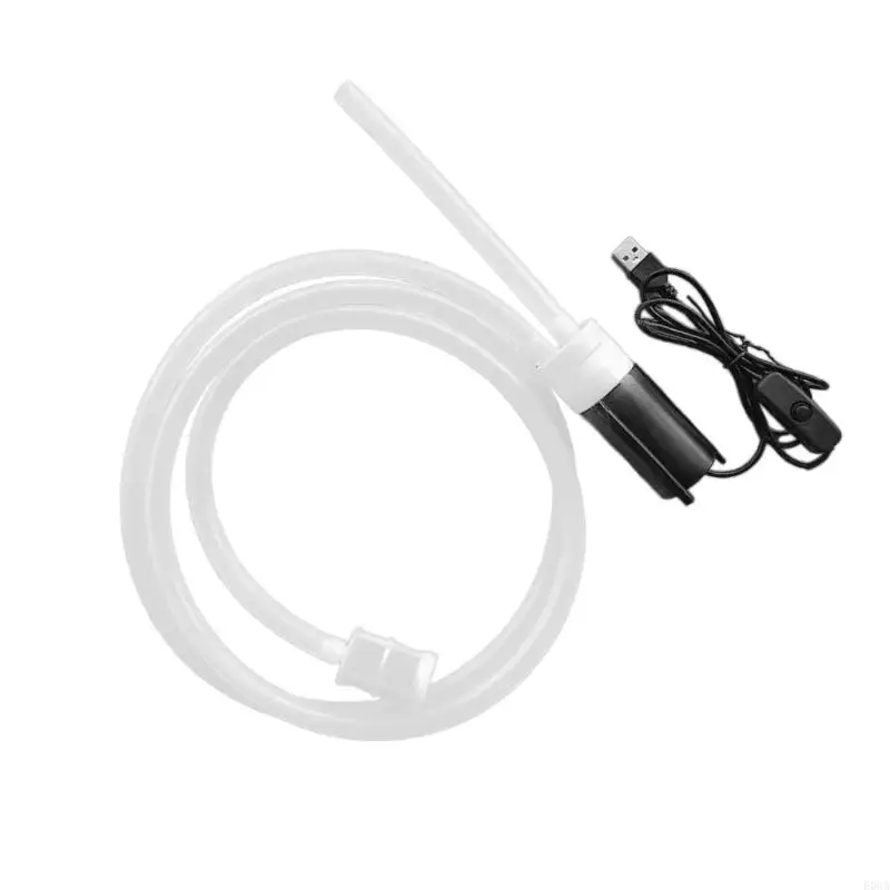 Electric Siphon Pump For Wine Beer Home Brewing Detachable Silicone Plastic Parts Low Noise Transfer Device 
