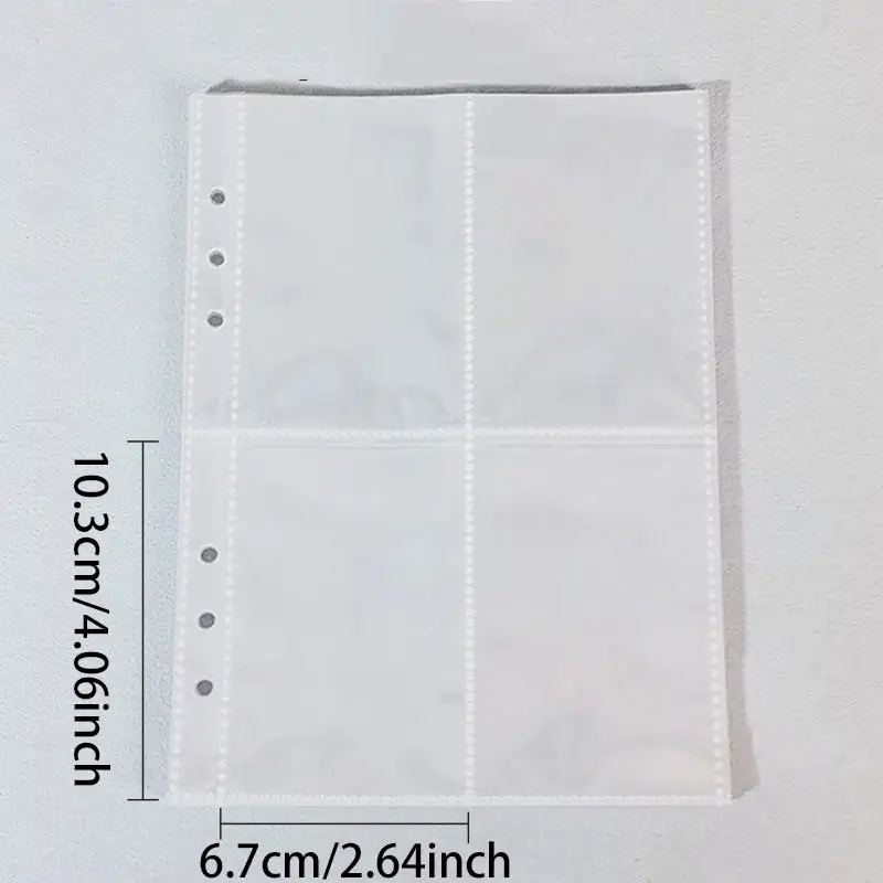 Aufkleber-Organizer-Ordner A5 Aufkleber-Sammelalbum Wiederverwendbare Aufkleber-Taschen und Transparente Wasserdichte Reißverschluss-Aufbewahrungshüllen – Detail 21