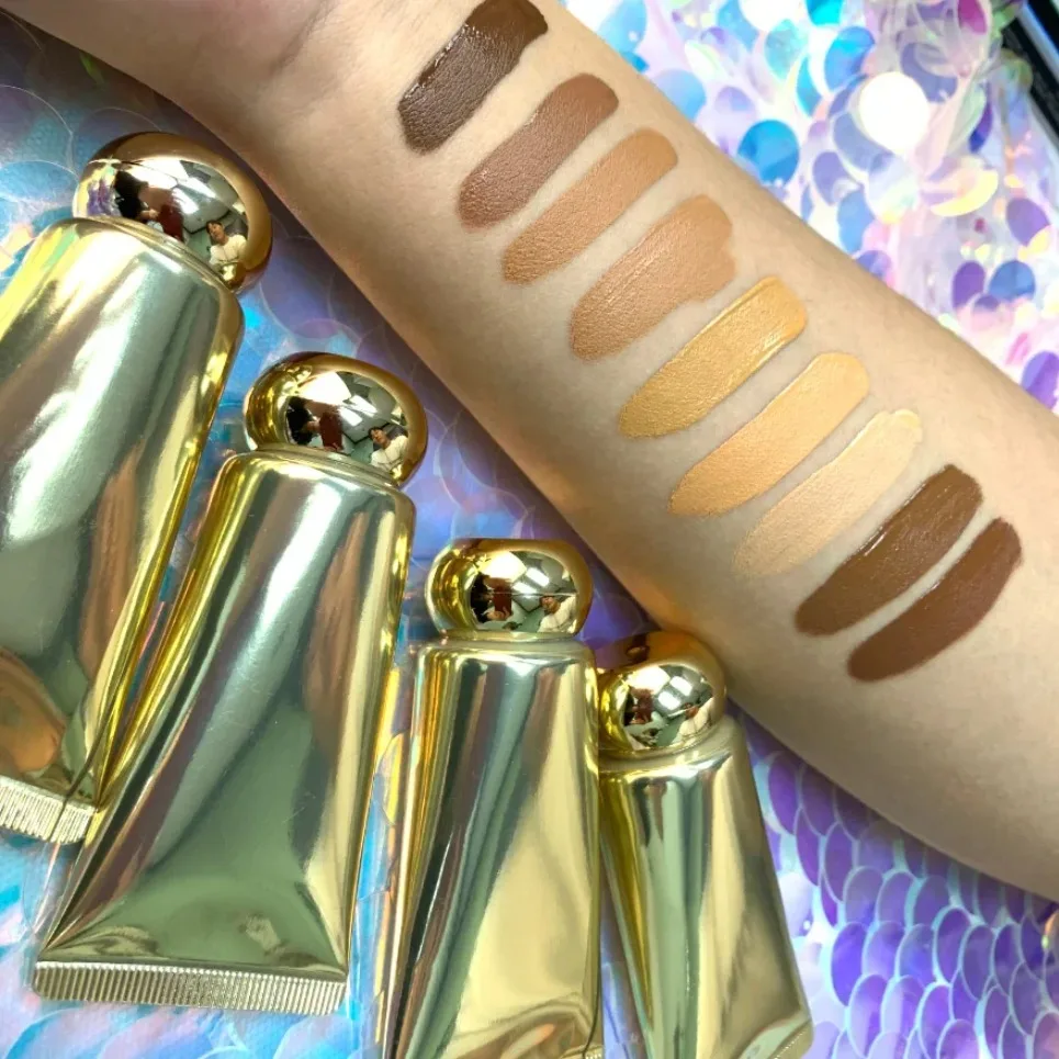 

Private Label BB Cream Foundation для чернокожих женщин Косметическая основа-спрей для макияжа Полное покрытие Мужская основа Пользовательский логотип