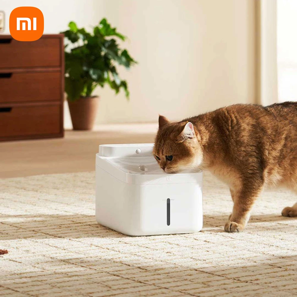 

Умная поилка для животных Xiaomi Mi Smart Pet Water Dispenser 2, 3 л, беспроводная помпа, автоматическое распознавание, для кошек и собак, длительное время работы от батареи