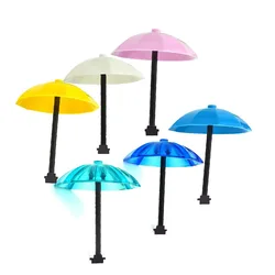 1-6pcs 4094 Umbrella for Figure Handheld City Girl Friends MOC Building Block Brick Brickset Top Stud Sunshade Fit 27150 toys