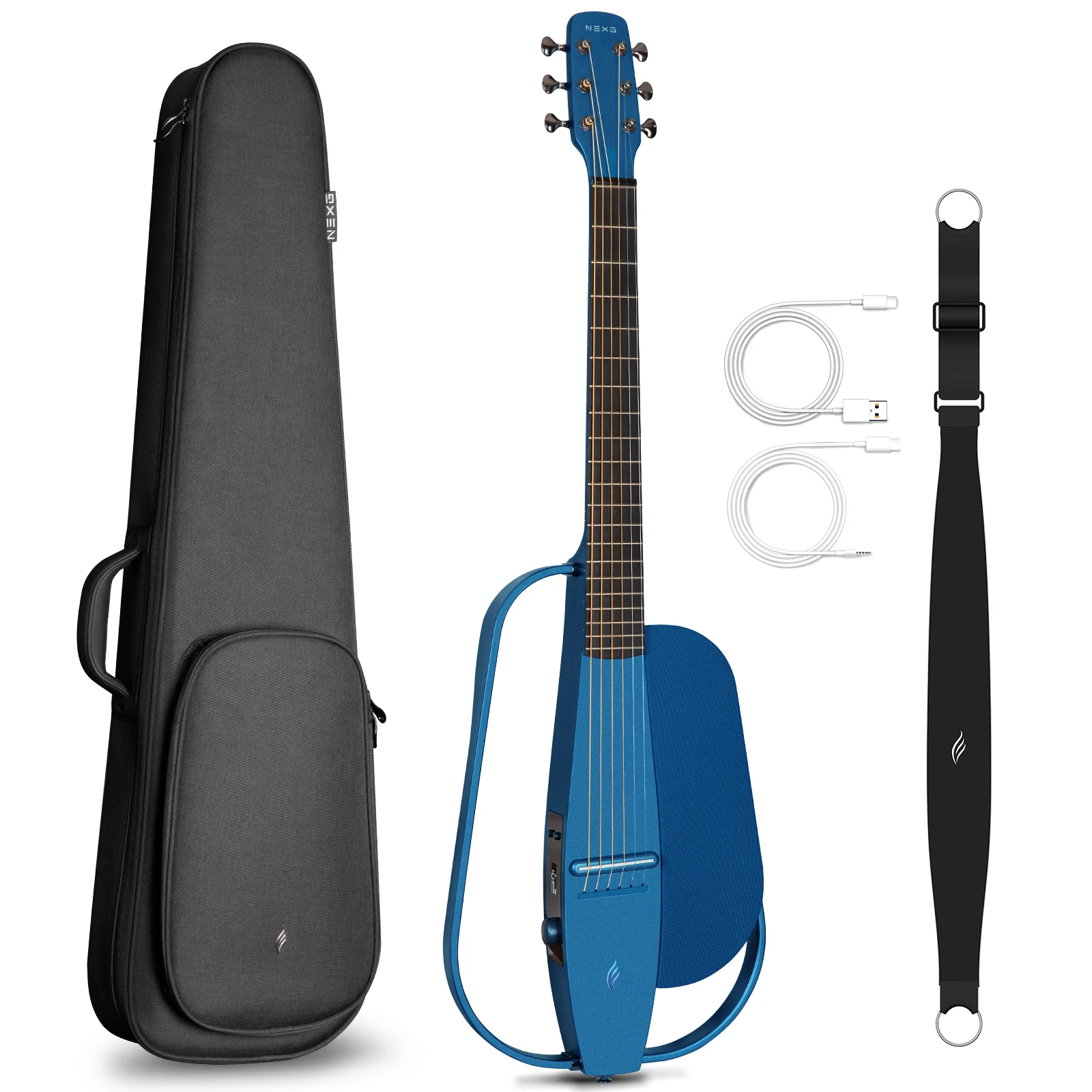 

Enya NEXG Smart Audio Carbon Fiber Acoustic-Electric Guitar with 50W Bluetooth Speaker Basic Version