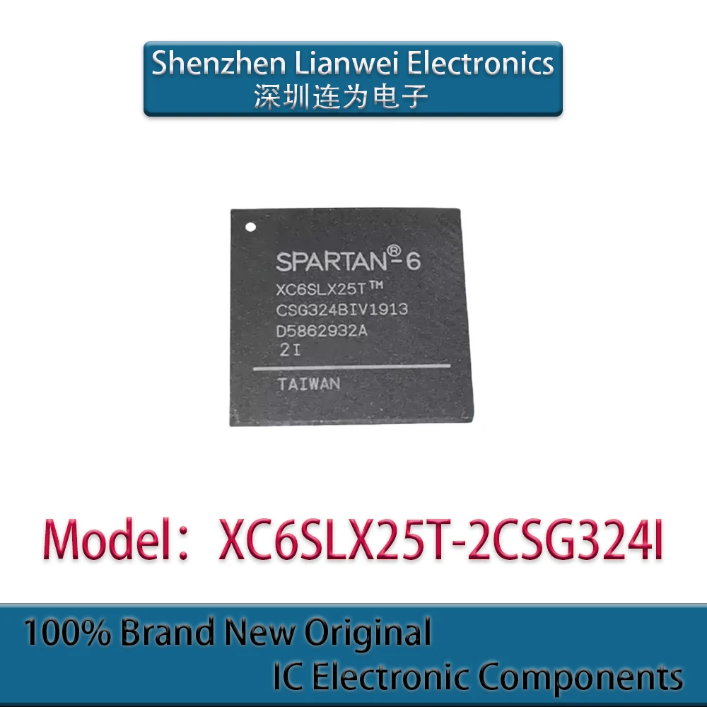 

100% New Original XC6SLX25T-2CSG324I XC6SLX25T IC Chipset CSBGA-324