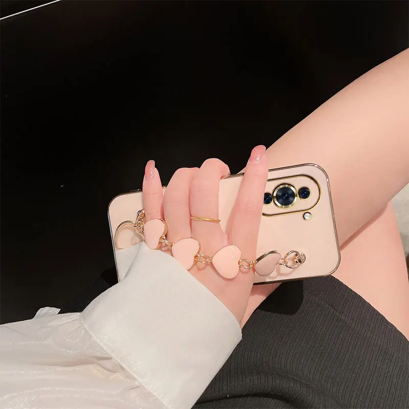 New Luxury Bracelet Cover For Huawei Nova 10 Pro Case Silicone Case for Huawei Nova10 pro Case Nova 9 se 10 pro 8i 7i 5T