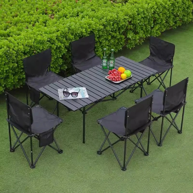 Fashion Outdoor Folding Table, Egg Roll Table, Stall, Convenient Camping Table And Chair Set, Picnic Chair