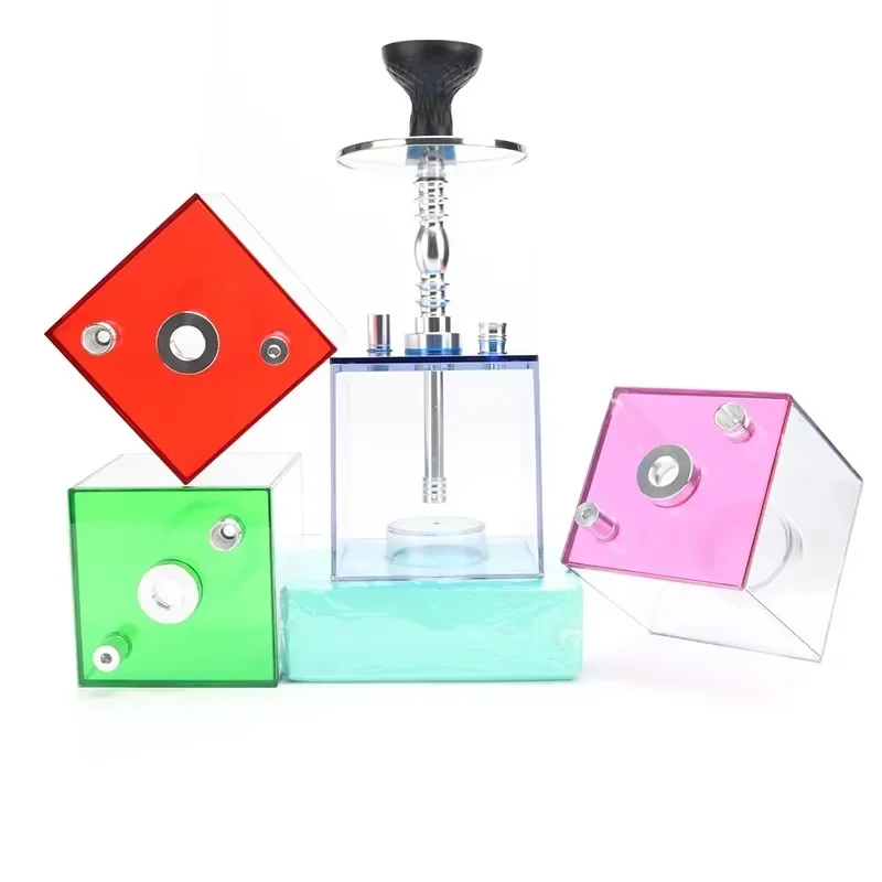 5-Color Cube Water Smoke LED Water Smoke Acrylic Custom Set