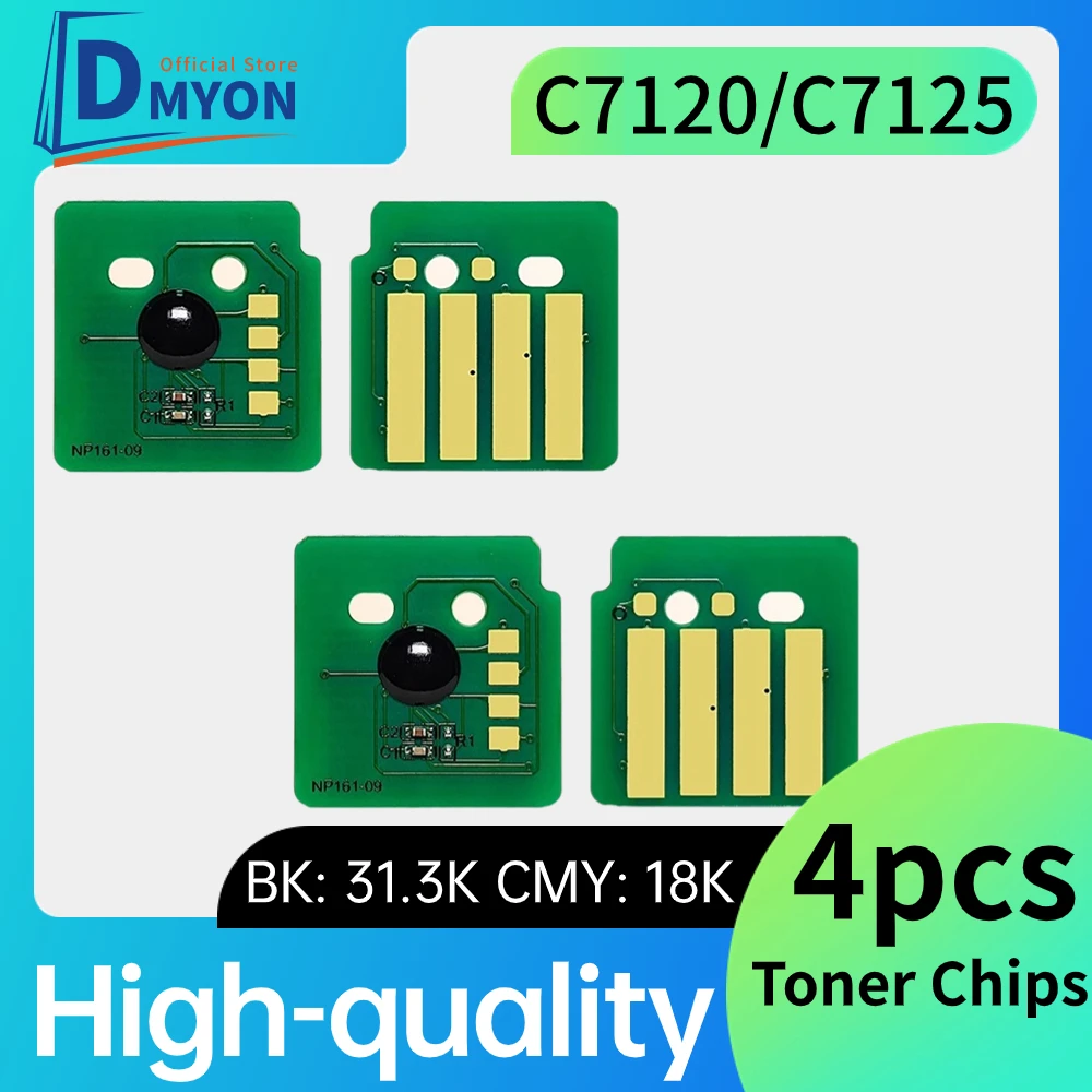 4PCS chip For Xerox VersaLink C7120 C7125 C7130 Toner Cartridge 006R01828 006R01829 006R01830 006R01831 SA/E.EU printer toner