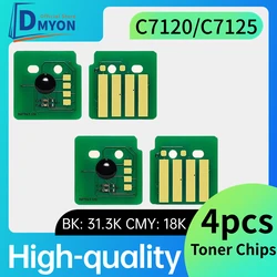 4PCS chip For Xerox VersaLink C7120 C7125 C7130 Toner Cartridge 006R01828 006R01829 006R01830 006R01831 SA/E.EU printer toner