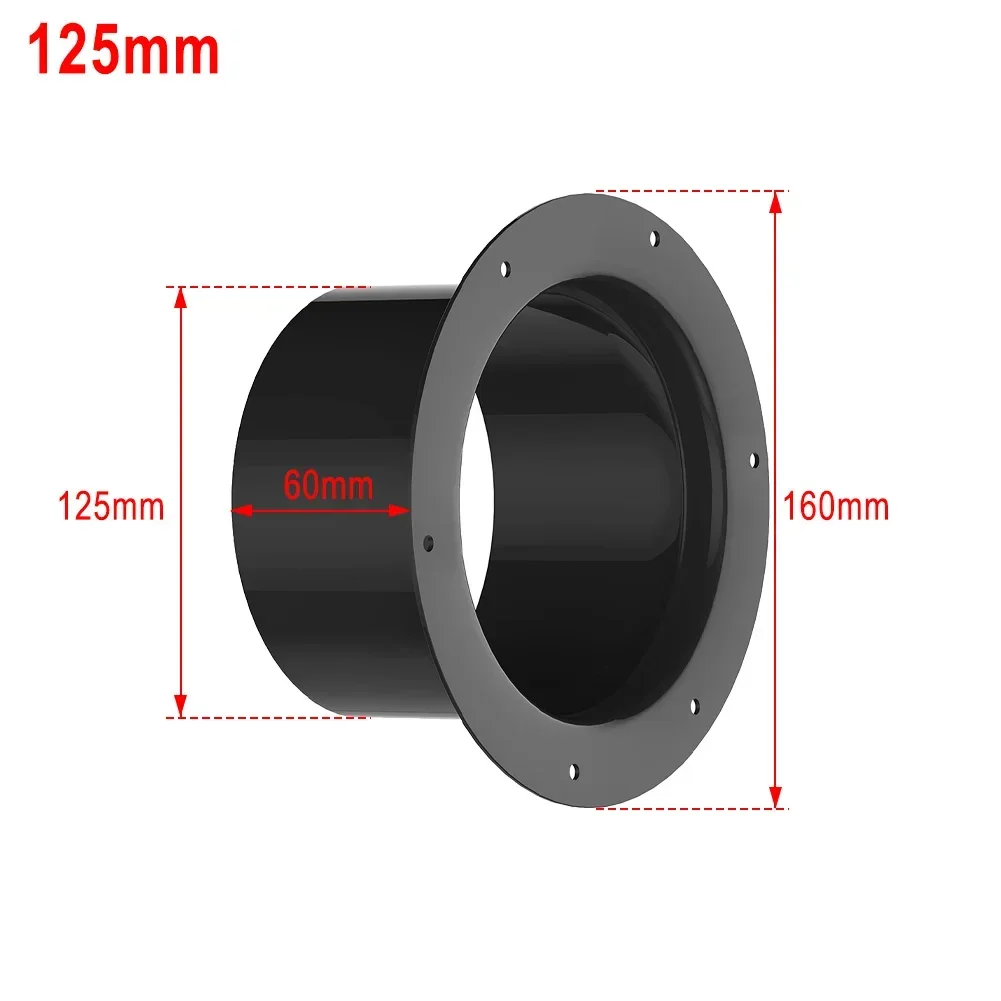 Vent Pipe Adapter Duct Joint Round Joint 100mm/125mm/150mm Exhaust Pipe Connector For Exhaust Fans Ventilators