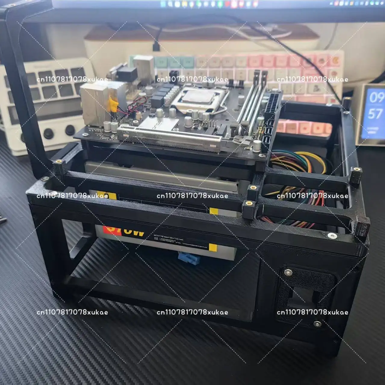 DIY MATX Chassis Support Accessories Matx/ITX Main Board Three-slot Long Graphics Card ATX/SFX Power