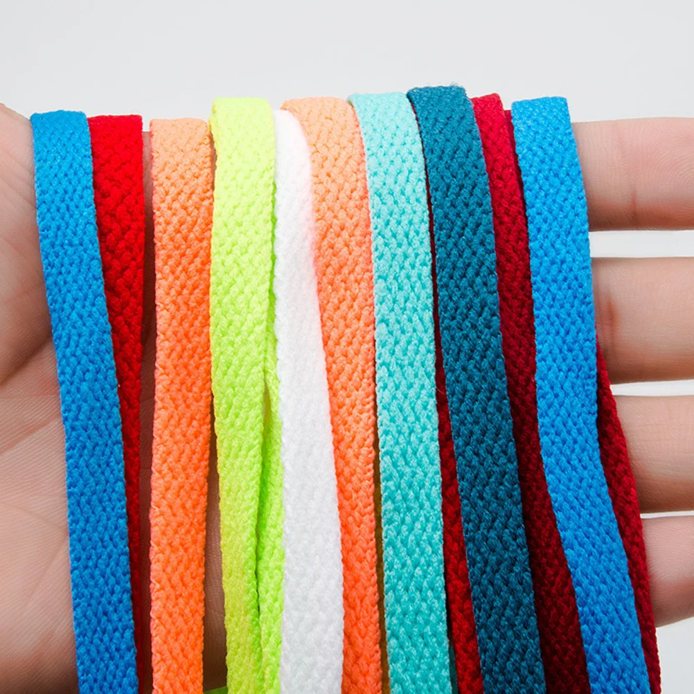 

15 Pairs 120cm Colorful Shoe Laces Casual Sneaker Shoelaces Strings Flat Shoe Lace for Mountaineering Running Shoes Board and Ca
