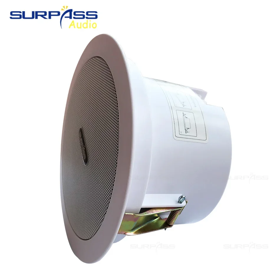 Pa sistema de cobertura traseira teto alto-falante chifre 4.5 polegada 6w no teto alto-falante para música de fundo de teatro em casa com boa qualidade