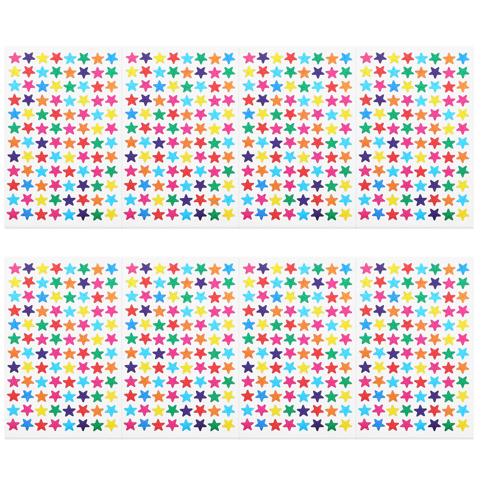 

960pcs Star Stickers Self Adhesive Multicolor Glitter Foil Ideal for DIY Crafts Valentine Decorations Students Rewards