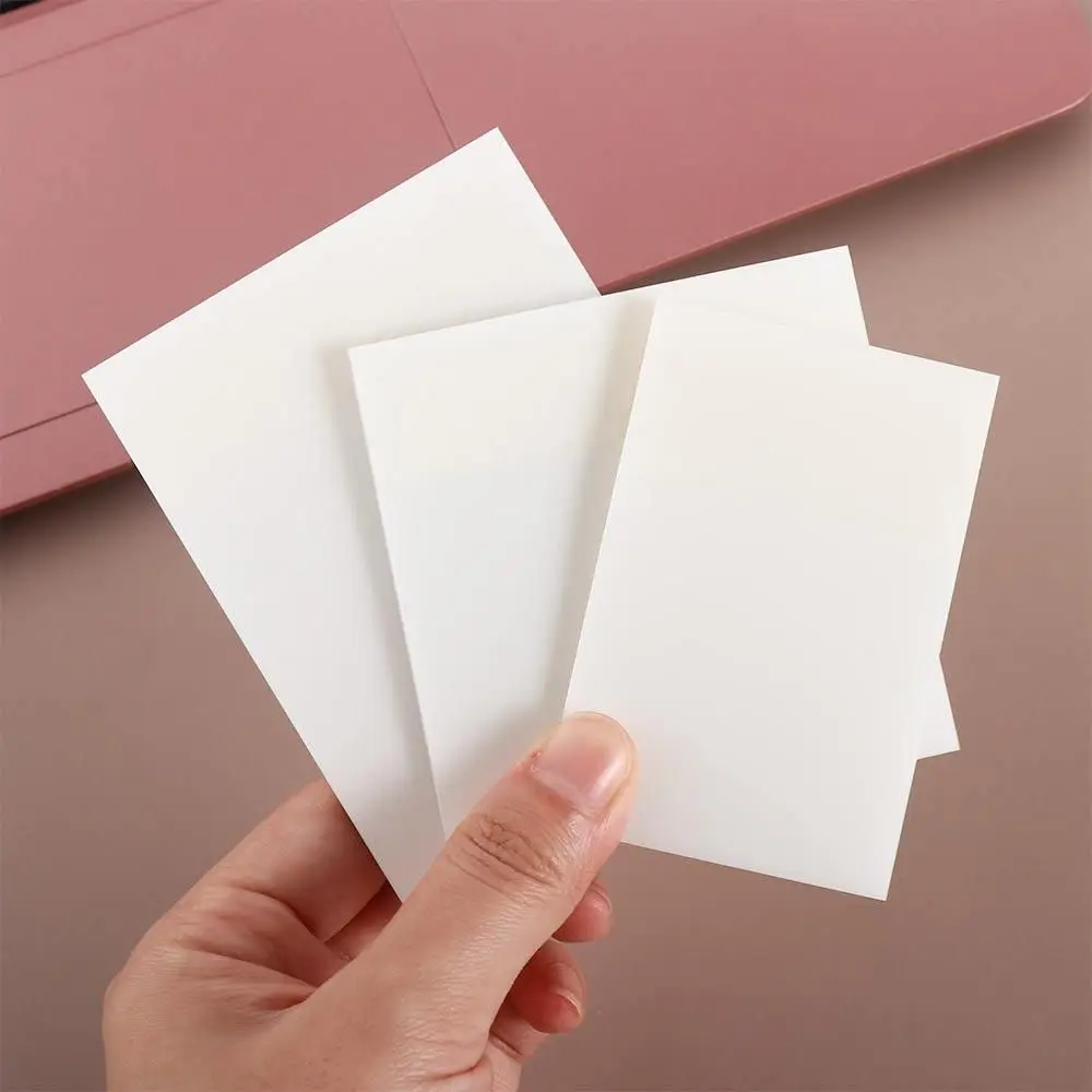 Students School Stationery N times To Do List Note Paper Memo Pad Transparent Sticky Notes PET Stickers Transparent Note Paper