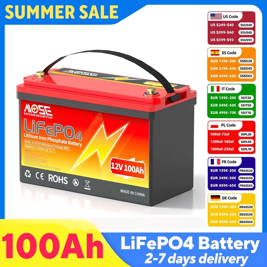 Moseworth 12V 100AH…