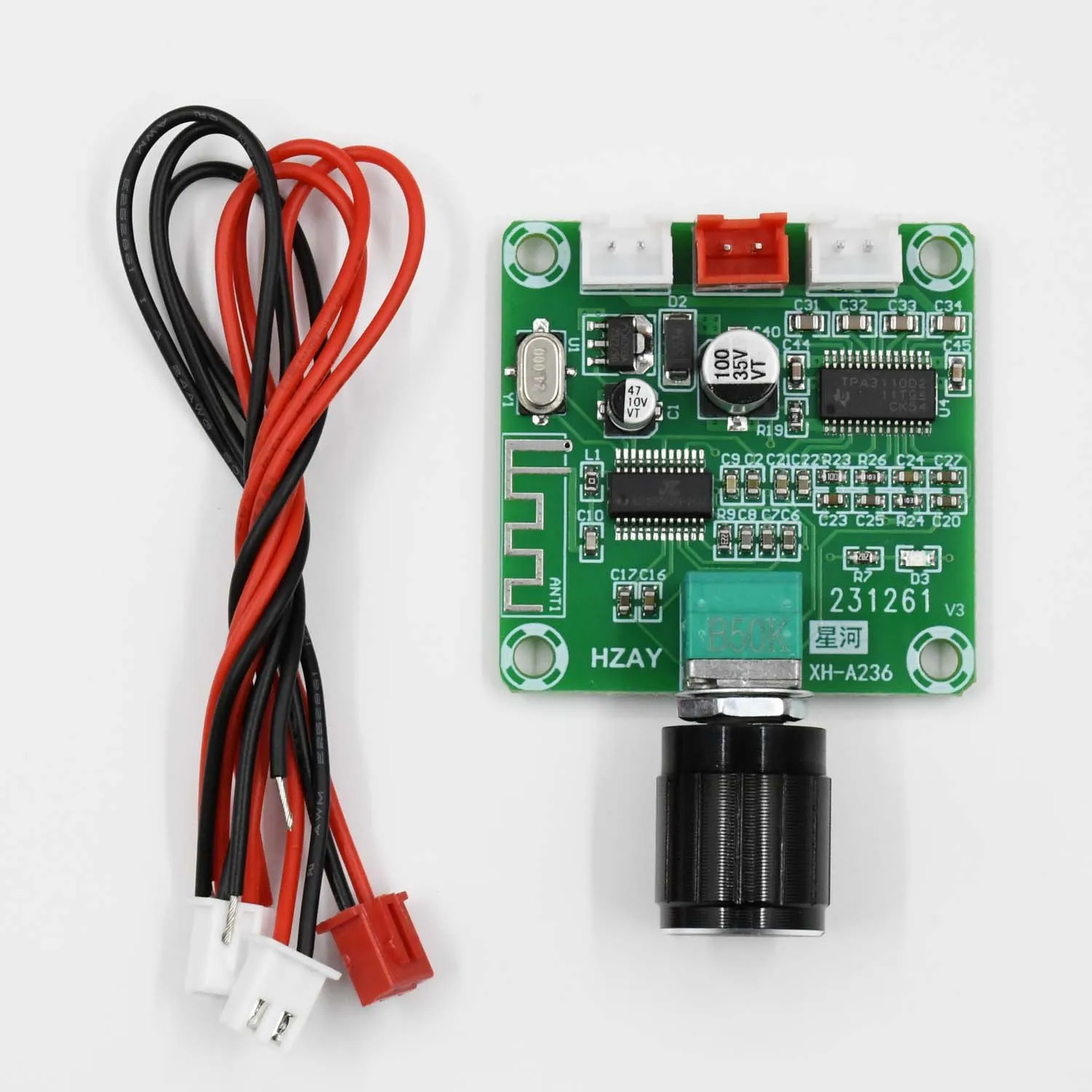 XH-A236 Digital Amplifier Board TPA3110D2 Bluetooth Audio Amplification Module Dual 30W