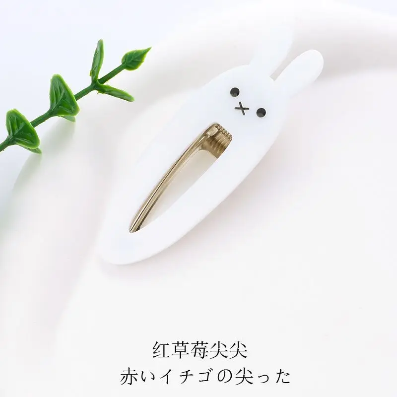 Kawaii Miffy Boris Haarspange mit Pony, süßer Stil, Y2k-Mädchen-Studenten-Kopfbedeckung, Spielzeug und Geschenke für Mädchen