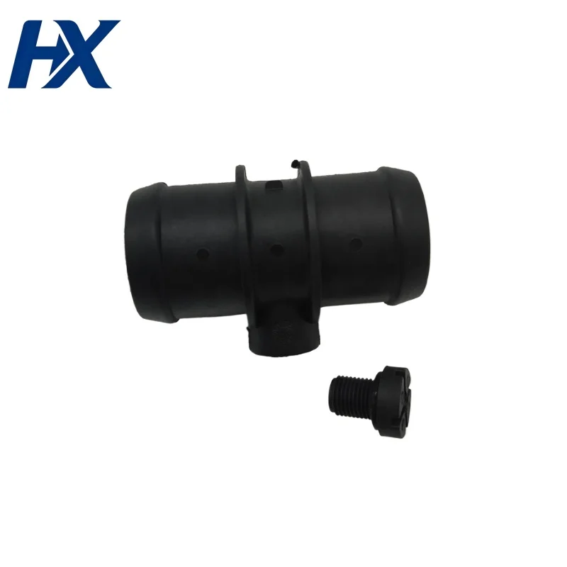 17127515502 Water Hose Connector With Bleeder Screw For BMW MINI Cooper 2002-2008