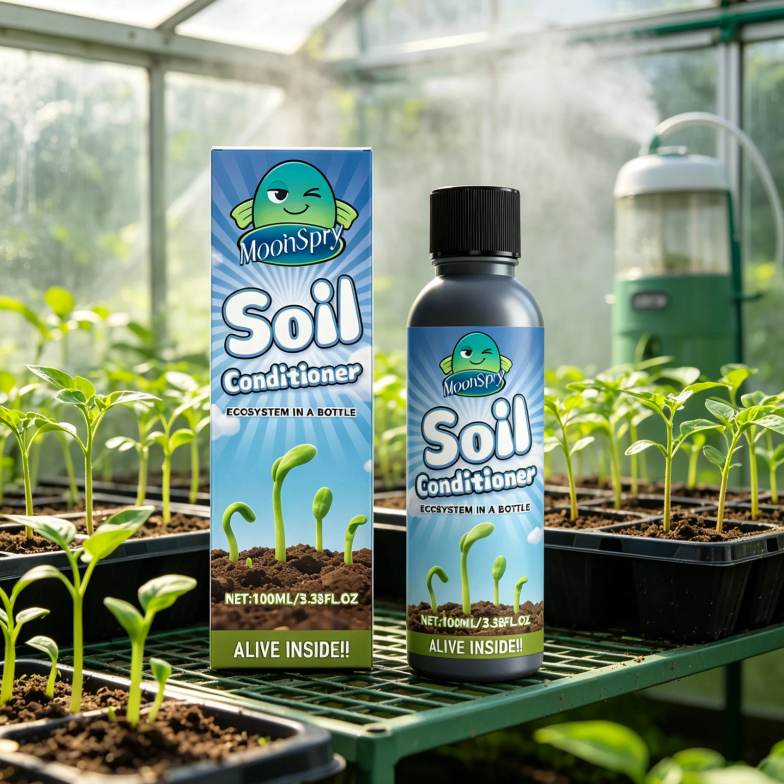 MoonSpry Soil Conditioner Strengthen Root Drops Promote Root Growth Boost Plant Activator Mild Safe