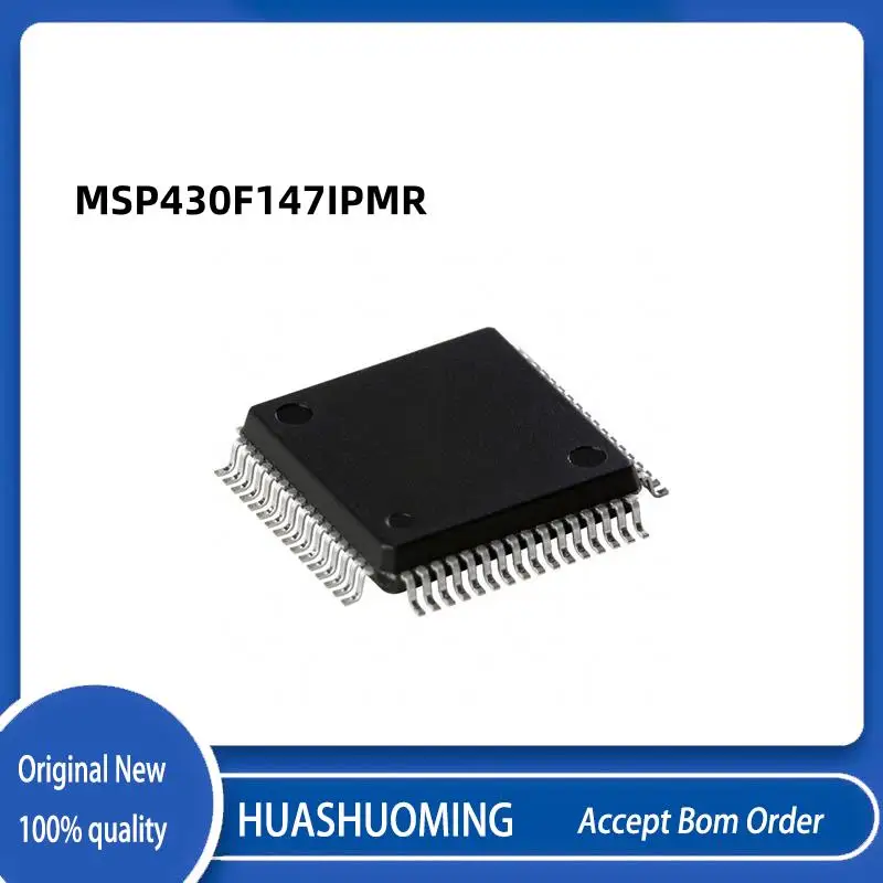 10Pcs/Lot  New MSP430F147IPMR   M430F147  M430F147REV MSP430F147IPM MSP430F147 QFP-64