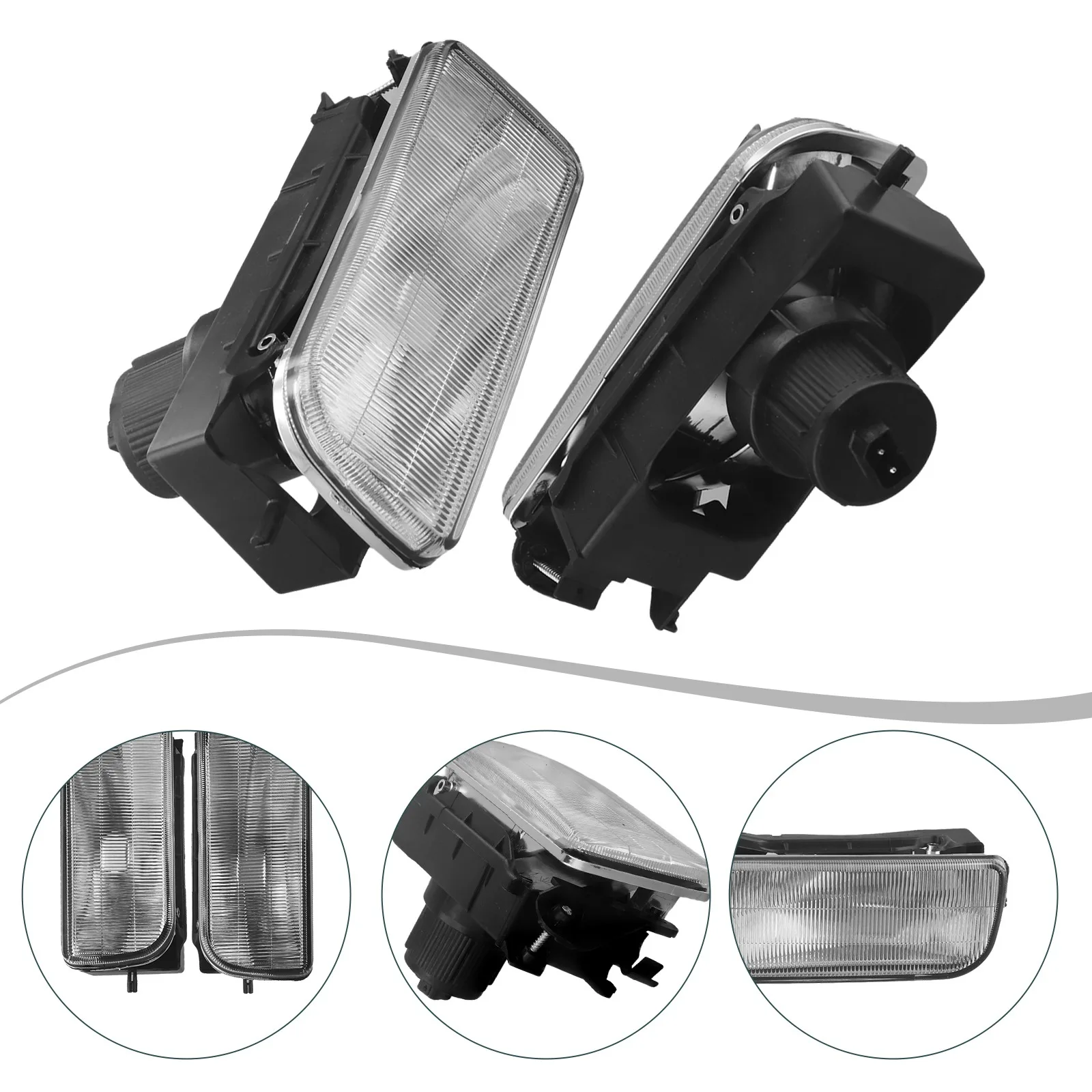ABS Fog Light Cover E36 Fog Lamp Cover Direct Installation High-quality Materials Non-deformable ABS Fog Light