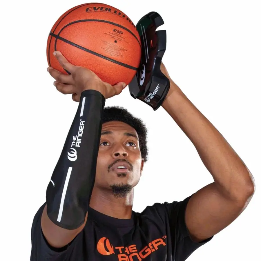 

Ringer Hoops Basketball Training Equipment and Basketball Shooting Aid Basketball Shot Trainer and Basketball Drills Equipment B