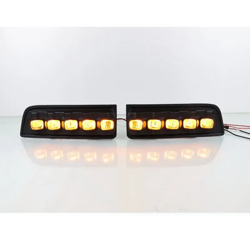 SAAR Adecuado para Toyota 4Runner 2010-2013 Luces de circulación diurna Luces de conducción diurna Luces súper LED Luces de parachoques delantero