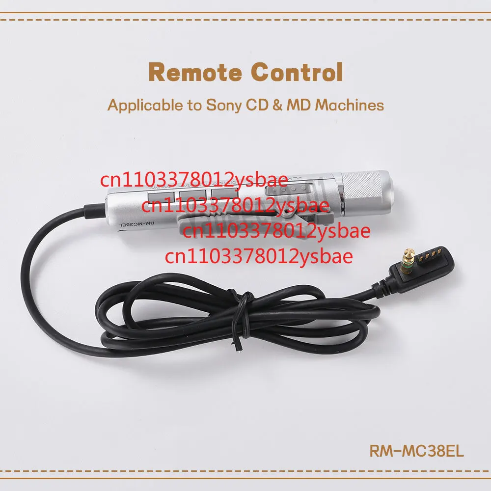 

USED 90%NEW FOR Sony RM-MC38EL Remote Control with Display for Minidisc Recorder / Players