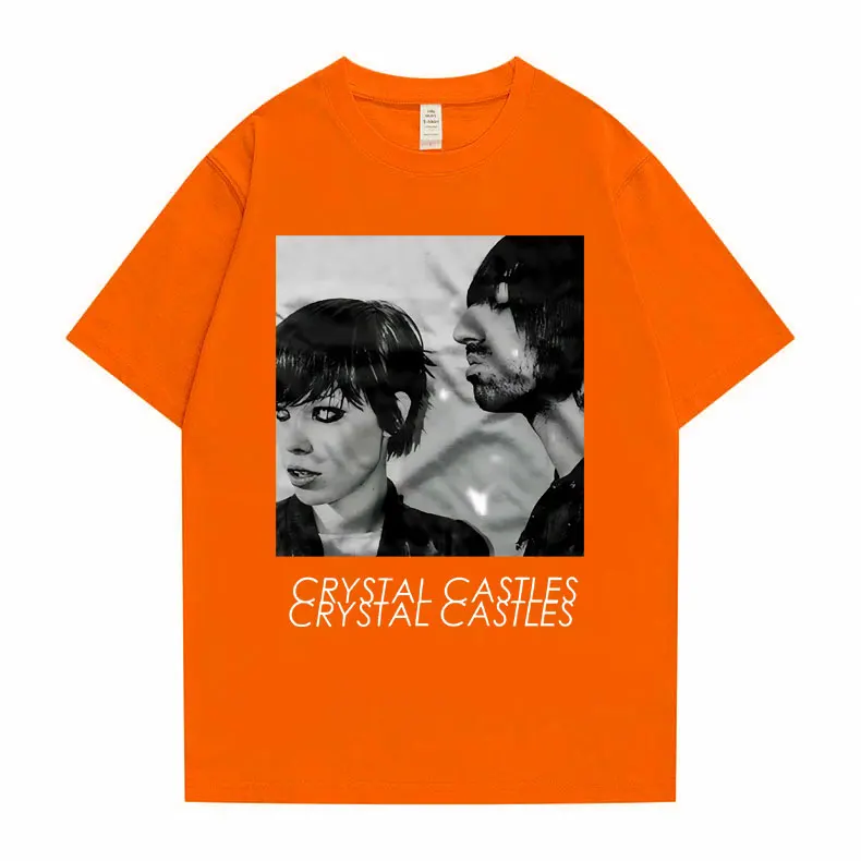 Crystal Castles Graphic T Shirts para Homens e Mulheres, T-shirts