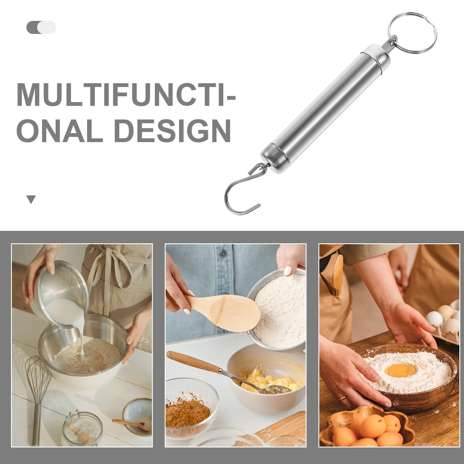 Mechanical Spring Hanging Scale High Precision Portable Kitchen Hook Scale for Fishing Travel Luggage Bag Weight Measurement
